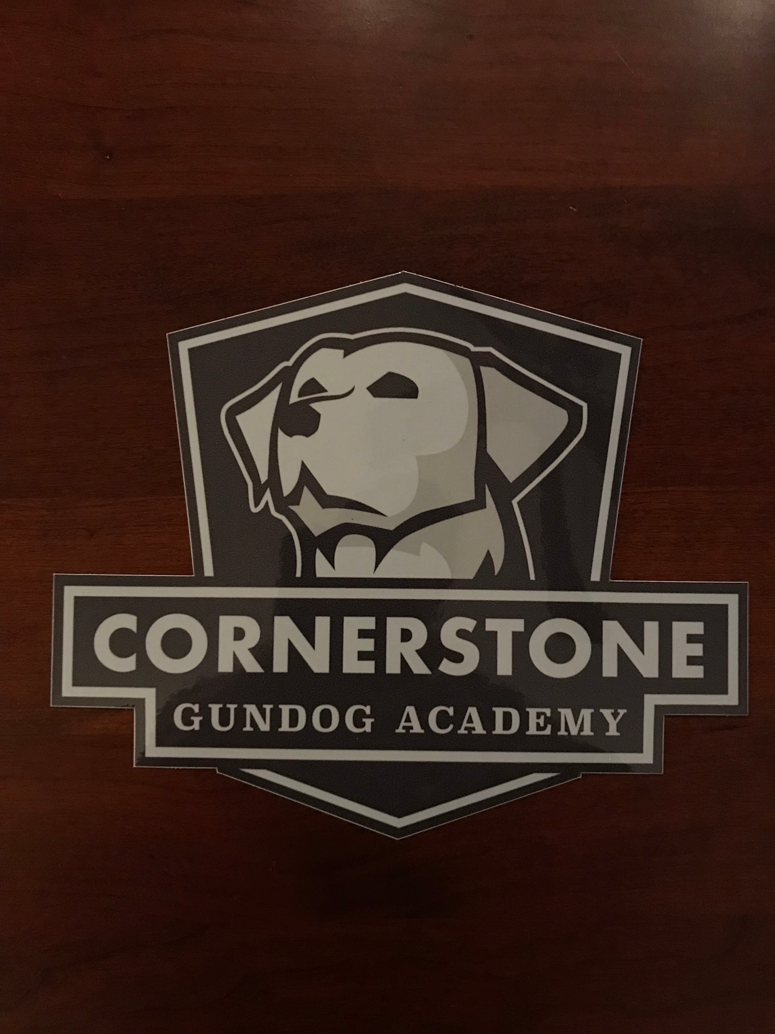 Medium Cornerstone Gundog Academy Decal