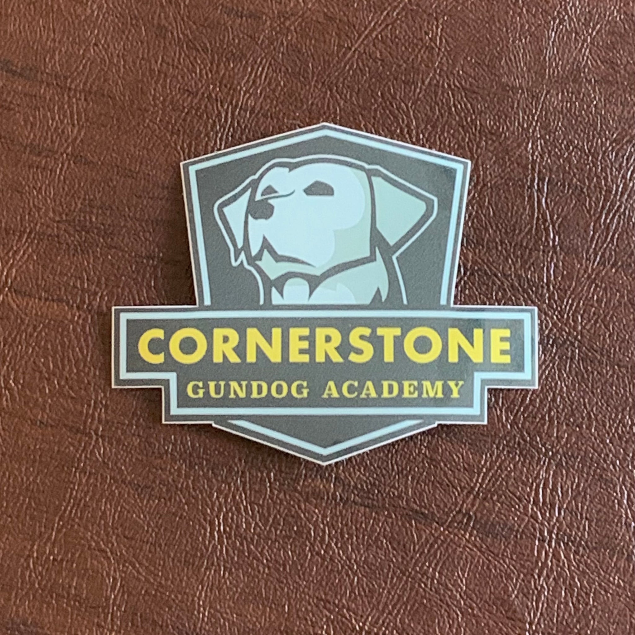 Small Cornerstone Gundog Academy Decal